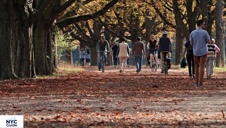 Bethesda Terrace fall foliage