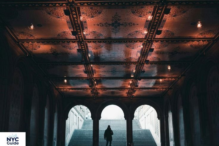 Upper terrace overlooking fountain