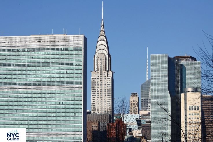 Chrysler Building sky scrapper close skyline