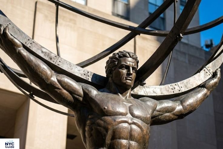 Close-Up of Atlas Holding the Celestial Sphere