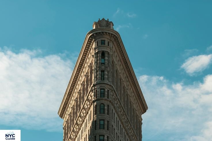 Flatiron Building triangular landmark in Manhattan