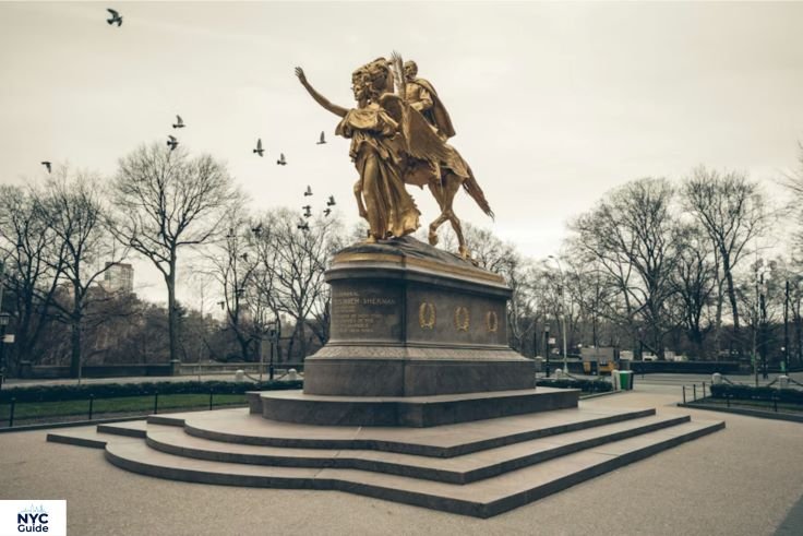 Grand Army Plaza and Pulitzer Fountain at Central Park South