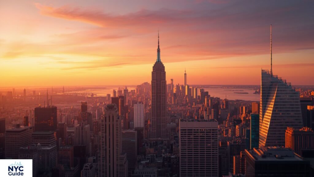 New York City skyline view for a New York City vacation guide