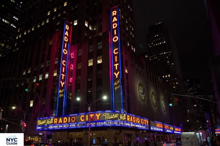 Radio City Music Hall on Sixth Avenue New York City