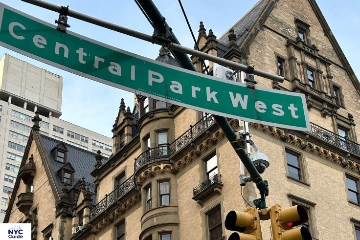 Entrance to Central Park near 86th Street and Central Park West