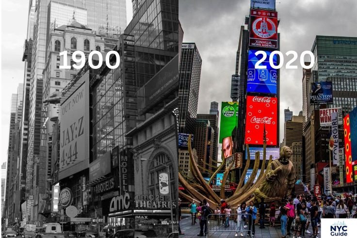 evolution of times square nyc
