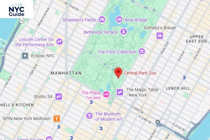 location central park zoo