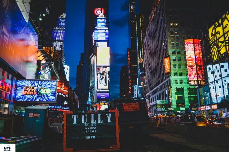 New York City skyline at night showing why it is called the city that never sleeps