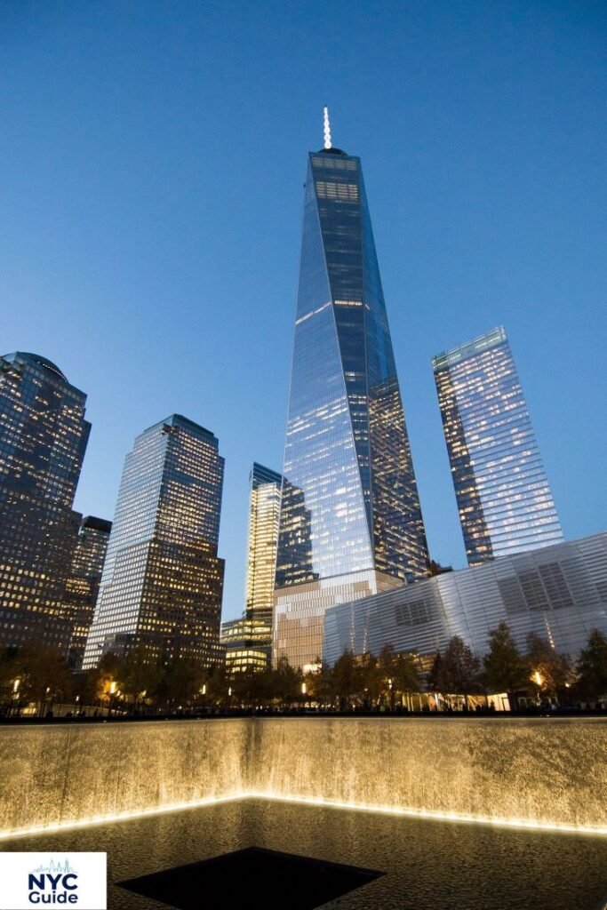One World Trade Center tallest building in NYC full view