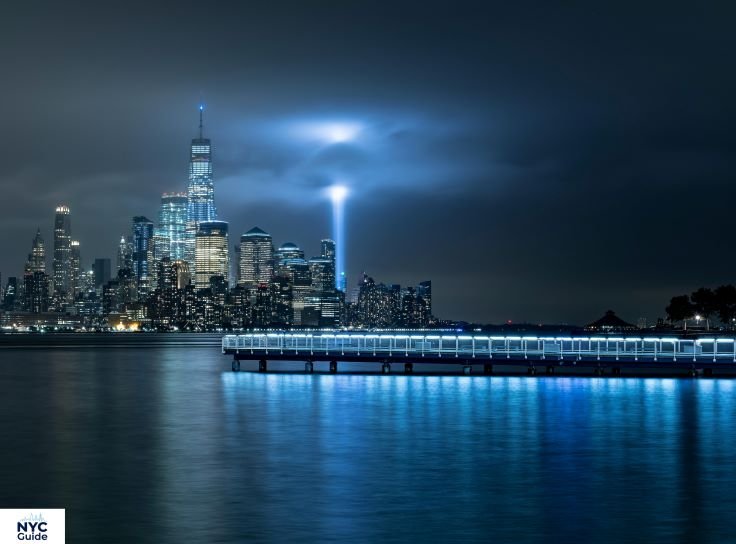 Pier 17 in Seaport District with Brooklyn Bridge views