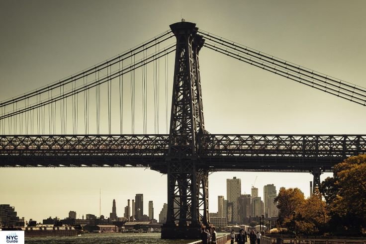 Roosevelt Island Tram with Manhattan skyline in background