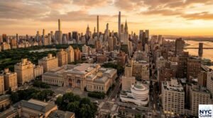 New York City museums skyline and cultural landmarks overview