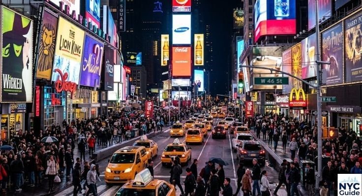 things to do on broadway nyc night view times square lights