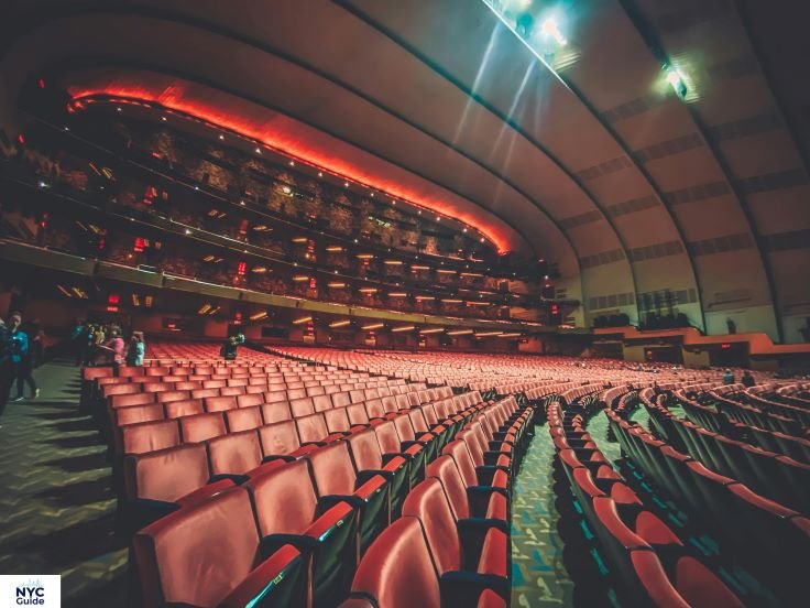 Broadway theater interior in New York City