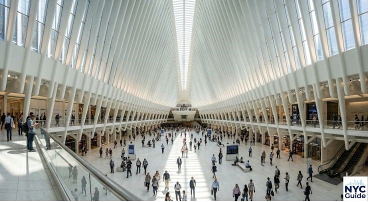 oculus world trade center interior architecture new york
