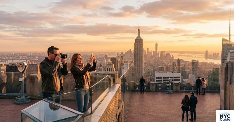 Best time to visit an NYC observation deck for photography