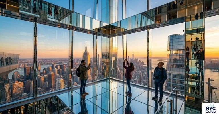 Mirrored infinity room inside SUMMIT One Vanderbilt